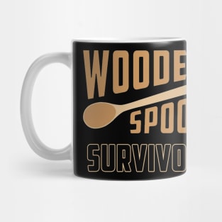 Wooden Spoon Survivor - Funny Design Mug